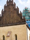 Synagogue in the Josefov or jewish area in Prague in the Czech Republic