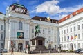 Josefplatz and National Library in Vienna