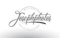 Joseph Personal Photography Logo Design with Photographer Name.