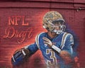 Josh Rosen NFL Draft 2018 mural, Dallas, Texas