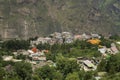 Aerial view of Joshimath Town, Chamoli District, Uttarakhand, India
