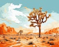 a Joshua Tree a Joshua Tree - joshua tree tree generative tree generative joshua background design