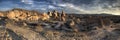 Joshua Tree National Park Rock Formation Panoramic Royalty Free Stock Photo