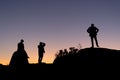 Joshua Tree National Park Sunset Silhouette 3 Royalty Free Stock Photo