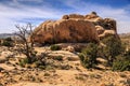 Joshua Tree Rock Formations, Joshua Tree National Park, California Royalty Free Stock Photo