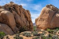 Joshua Tree Rock Formations, Joshua Tree National Park, California Royalty Free Stock Photo