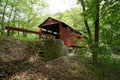 Josiah Hess covered bridge Royalty Free Stock Photo