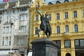 Josip Jelacic Statue on zagreb