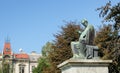 Josip Juraj Strossmayer bishop and benefactor monument at Strossmayer Square park in Zagreb