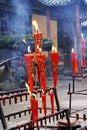 Joss sticks and candles