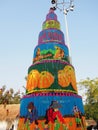 Joss Sticks is Decorated By Color Paper