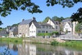 Josselin by the River Oust Royalty Free Stock Photo