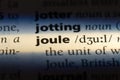 joule Royalty Free Stock Photo