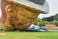 Special shape hot air balloon with head of van Gogh