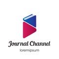 Journal Channel logo or symbol template design