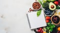 journal dieting vegan food fitness