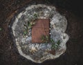 Journal on a Tree Stump Royalty Free Stock Photo