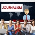 Journalism News Interview Article Content Concept Royalty Free Stock Photo