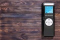 Journalist Digital Voice Recorder or Dictaphone. 3d Rendering