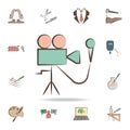 journalist tools icon. Detailed set of tools of various profession icons. Premium graphic design. One of the collection icons for