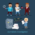 Journalistic Investigation Concept Vector Illustration