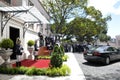 Journalists and Car Waiting, Portuguese Presidential Palace Honor Guard, Lisbon Royalty Free Stock Photo