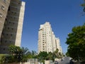 High-rise modern buildings in Beersheba Royalty Free Stock Photo