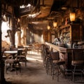 Journey Back to the Wild West: Exploring an Abandoned Dusty Saloon