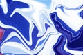 a journey through the brilliance of marbled artistry and colorful forms hand-painted background with mixed liquid blue paints Royalty Free Stock Photo