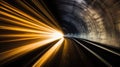 journey light end tunnel Royalty Free Stock Photo