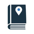 Journey, road book, travel icon. Simple editable vector graphics