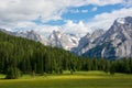 The beautiful Alps on a beautiful spring day Royalty Free Stock Photo