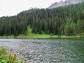 Journey to the Dolomites, Northern Italy, Carezza Lake Royalty Free Stock Photo