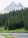 Journey to the Dolomites, Northern Italy, Carezza Lake Royalty Free Stock Photo