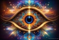 Journey Toward Spiritual Awakening through the Radiant Eye of Wisdom