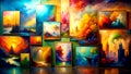 A Journey into the Unseen: Exploring the Invisible World of Abstract Art Generative AI Machine-created