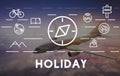 Journey Vacation Holiday Travel Compass Concept