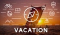 Journey Vacation Holiday Travel Compass Concept