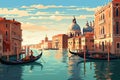 Venetian Serenity: Abstract Glimpses of Venice