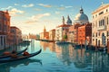 Venetian Serenity: Abstract Glimpses of Venice