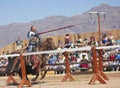 A Joust Tournament at the Arizona Renaissance Festival Royalty Free Stock Photo