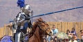 A Joust Tournament at the Arizona Renaissance Festival Royalty Free Stock Photo