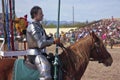 A Joust Tournament at the Arizona Renaissance Festival Royalty Free Stock Photo