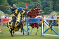 Jousters on Horseback