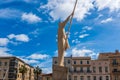 Joustor statue on the royal canal in SÃ¨te, Occitanie, France Royalty Free Stock Photo