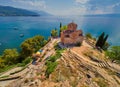 Jovan Kaneo Church, Lake Ohrid, Macedonia Royalty Free Stock Photo