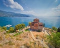 Jovan Kaneo Church, Lake Ohrid, Macedonia Royalty Free Stock Photo