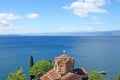 Jovan Kaneo church Lake Ohrid Macedonia Royalty Free Stock Photo