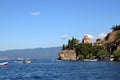 Jovan Kaneo church Lake Ohrid Macedonia Royalty Free Stock Photo