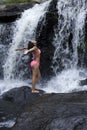 Joy at the Falls Facing the Water